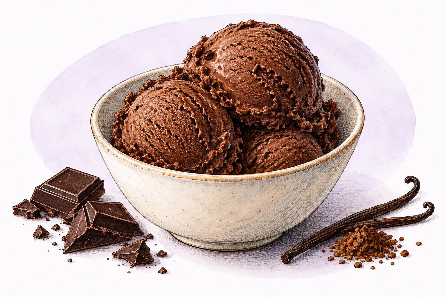 Illustration zum Rezept „Cioccolato Fondente“